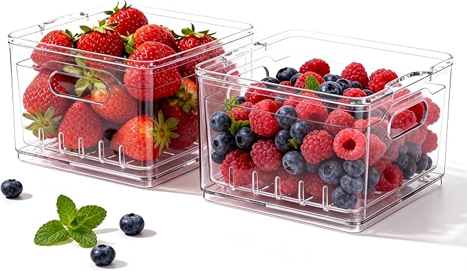 2 Pack Fruit Storage Containers by TAYUOO