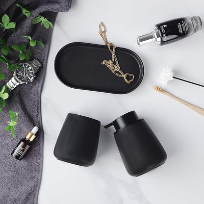 Matte Black Bathroom Accessory Set - Image 5