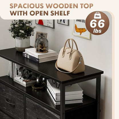 DUMOS 8 Drawer Fabric Dresser - Image 5