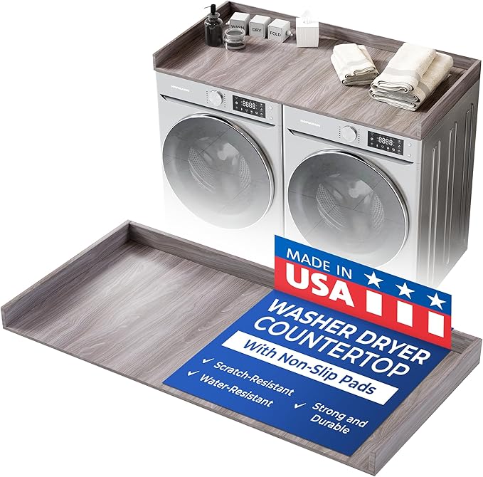 OfficeSimpli Large Washer Dryer Countertop 30 x 58 by OfficeSimpliUS