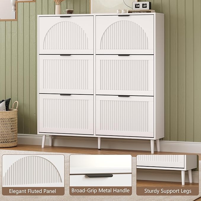 BORNOON Shoe Cabinet for Entryway - Image 5
