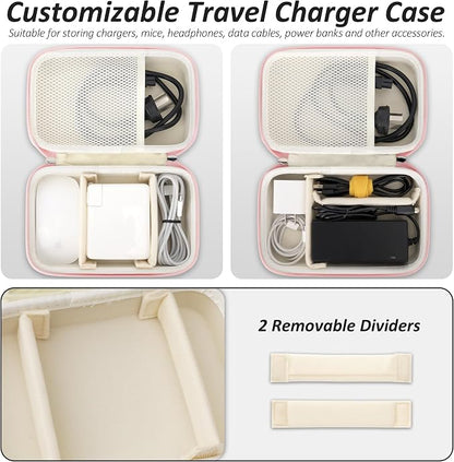 Charger Case for Macbook, Portable Tech Electronic Organizer Bag, Small Travel - Image 4