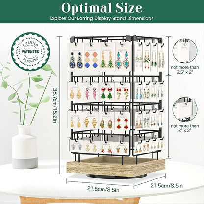EsLuker.ly Rotating Earring Display Holder Stand - Image 5