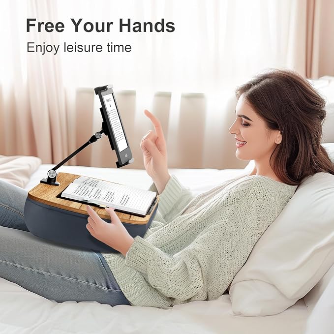 Lap Beanbag Cozy Kindle Pillow Stand - Image 8