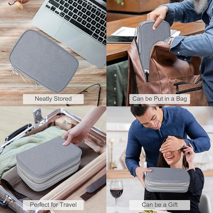 FYY Electronic Organizer, Large Travel Cable Organizer Bag Pouch Electronic - Image 7