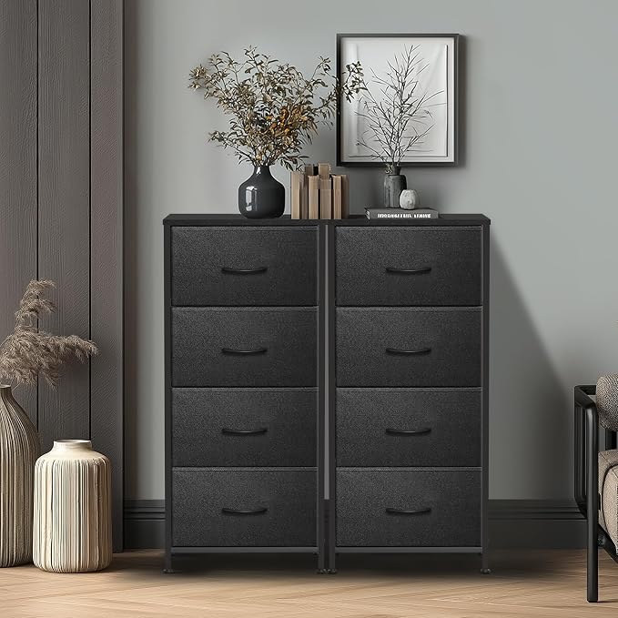 4 Fabric Drawer Dresser for Bedroom, Chest of Drawers - Image 4
