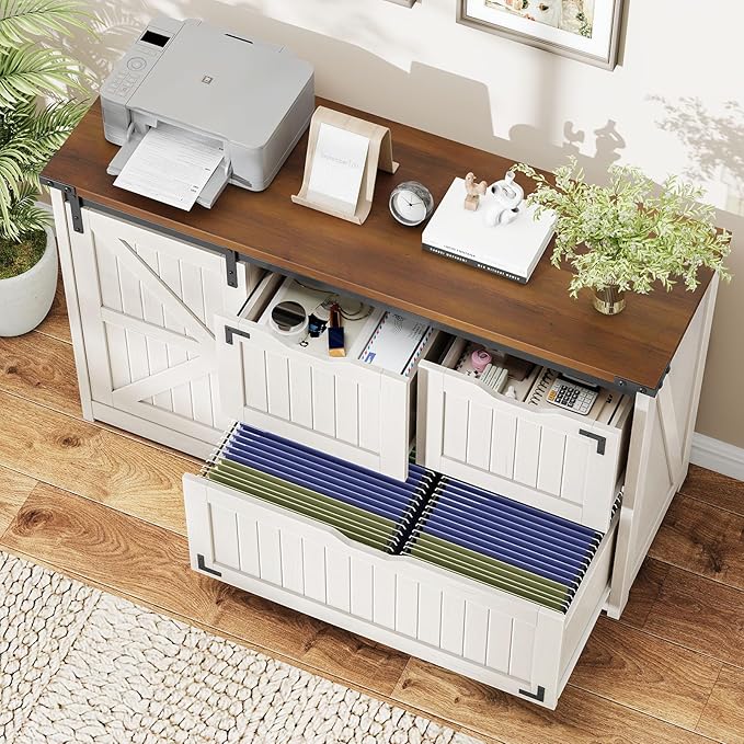 Halitaa 47.8” Farmhouse File Cabinet - Image 3