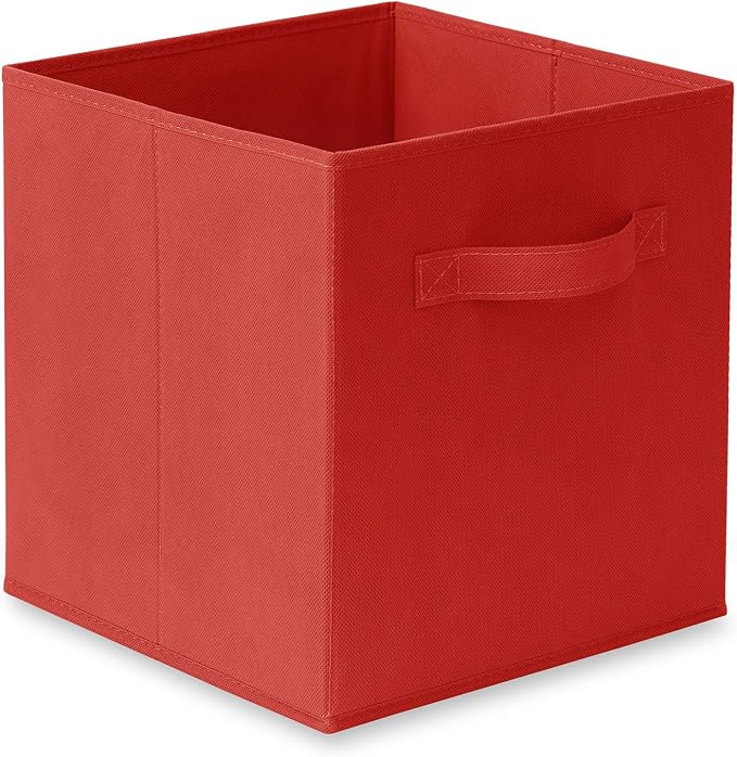 Casafield Set of 6 Collapsible Fabric Cube Storage Bins, Cubby Organizers & More - Image 2