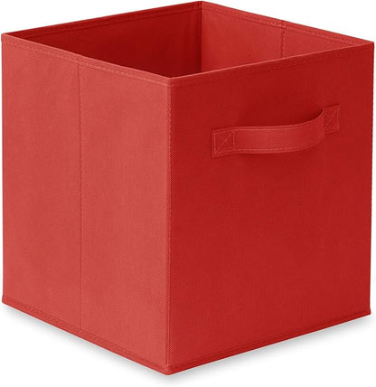Casafield Set of 6 Collapsible Fabric Cube Storage Bins, Cubby Organizers & More - Image 2