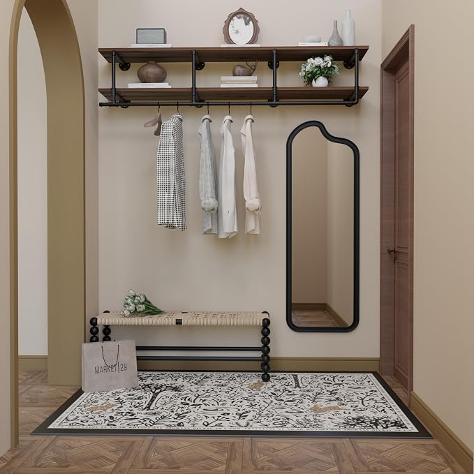 Wall Mounted Clothes Rack 12 Inch Deep, 72 Inch Heavy Duty Garment Rack - Image 5