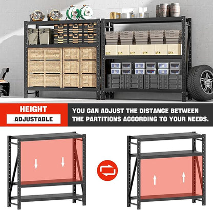 Heavy Duty Garage Shelves – Metal Shelving Unit - Image 6