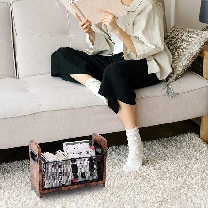 Wood Magazine Holder & Rack - Image 7