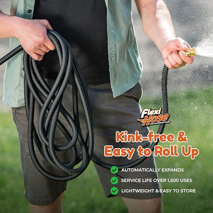 Flexi Hose Lightweight Expandable Garden Hose, 50FT - Image 5