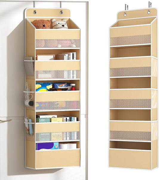 1 Pack 5-Tier Over the Door Organizer, Heavy-Duty Large Deep Pocket Hanging by Unknown