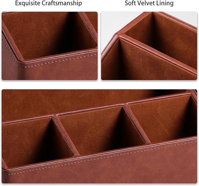 Remote Control Holder with 5 Compartments - Image 4