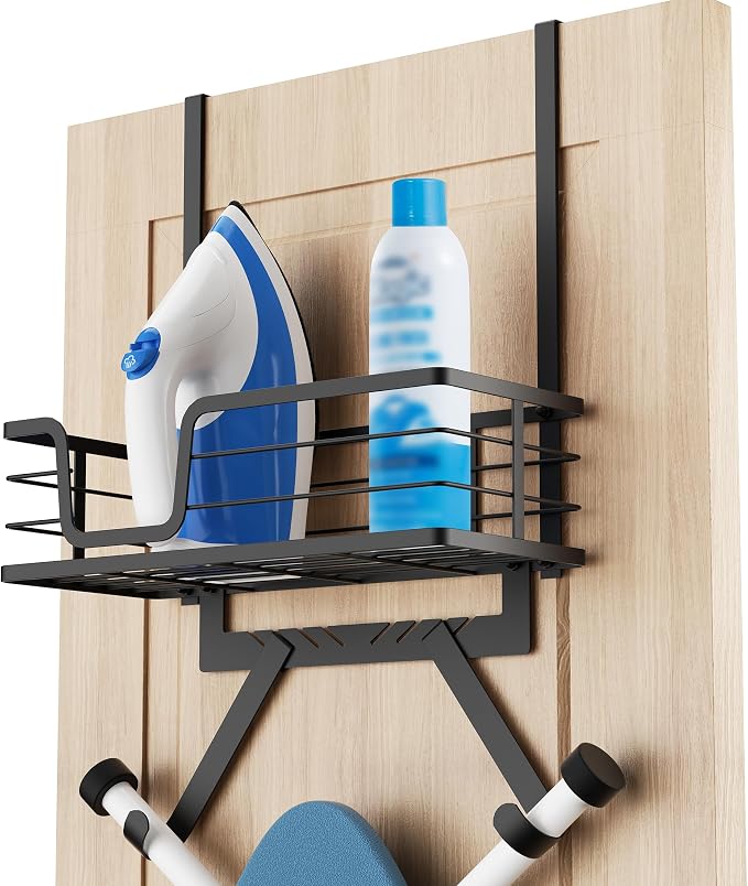 KES Over The Door Ironing Board Holder, Ironing Board Hanger Door Mount by KES