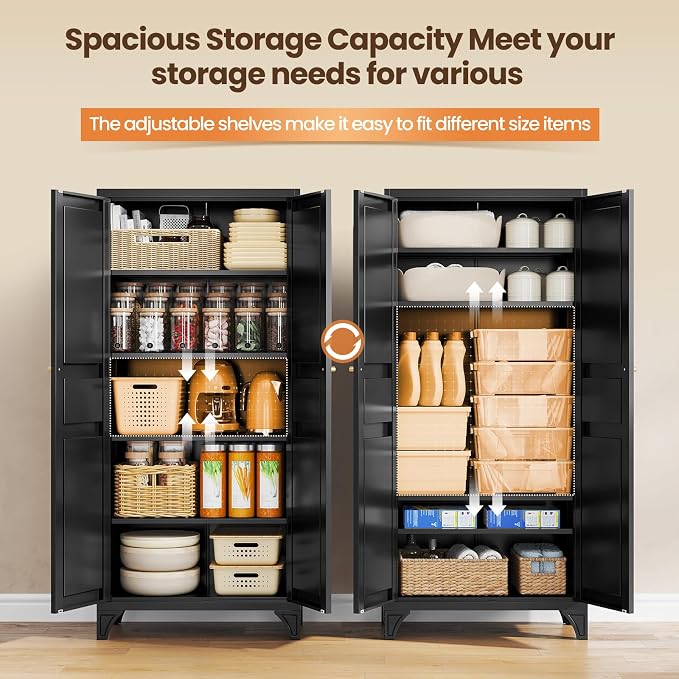 Yizosh Metal Storage Cabinet - Image 4