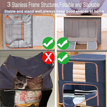 Large Storage Bags, Foldable Storage Bins - Image 3