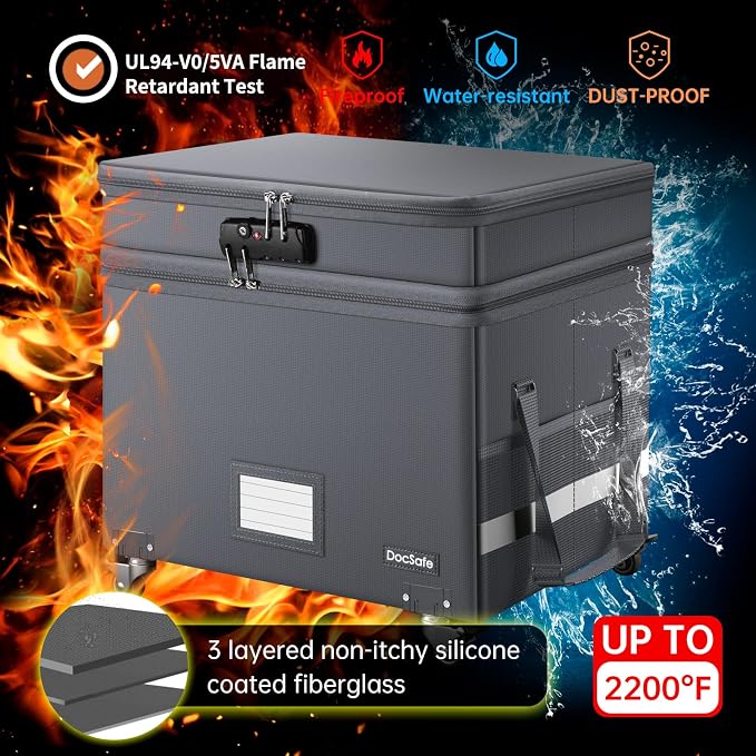 DocSafe Fireproof Document Box - Image 4