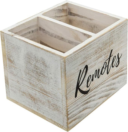 MyGift Remote Control Holder, TV Remote Holder, Wood Remote Caddy - Image 6