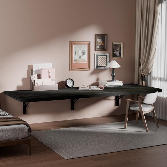 IAE Floating Wall Mounted Folding Table Desk - Image 6