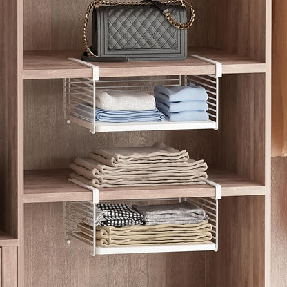 Under Shelf Storage Basket, Hanging Wire Basket - Image 7