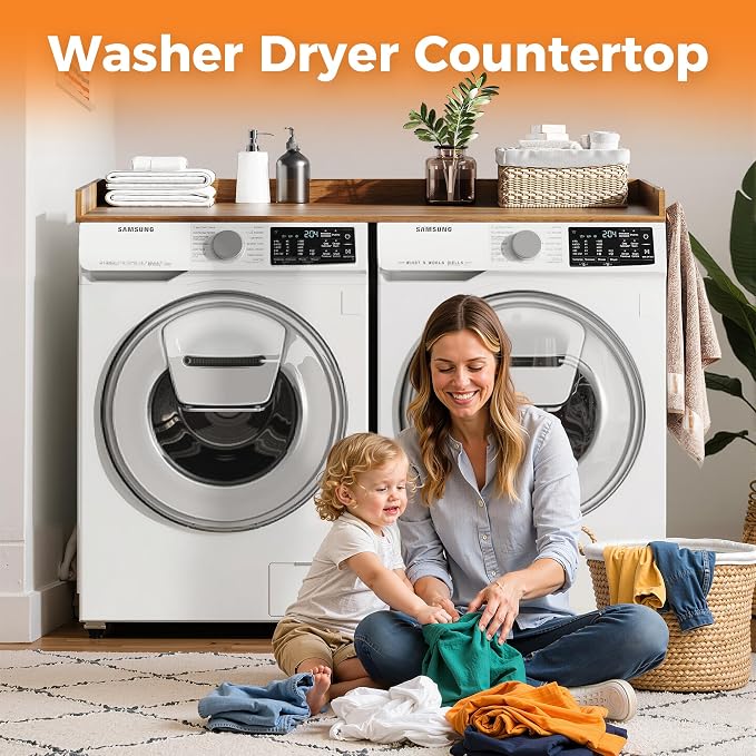 Washer Dryer Countertop, Wood Countertop - Image 2
