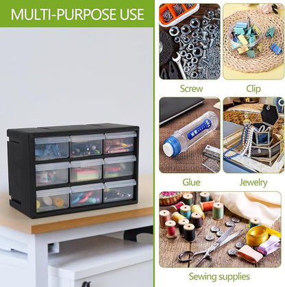 Sadstory 9-Drawer Plastic Drawer Storage Cabinet - Image 5