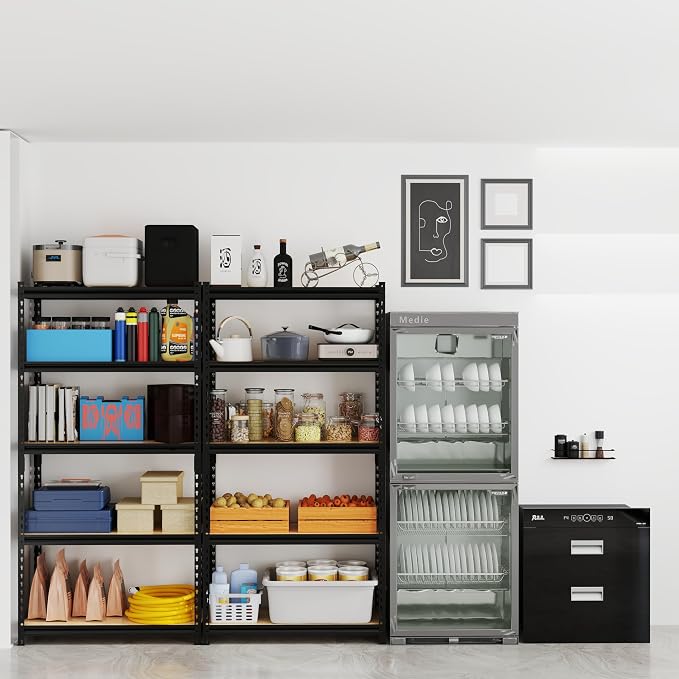 Storage Shelves Garage Shelving Heavy Duty 5 Tier Metal Shelving Units - Image 9