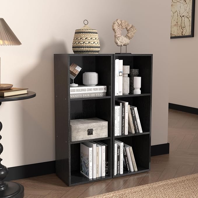 Wooden 3 Cube Storage Organizer, 3 Tier Storage Cubes Storage Display Cubby - Image 7