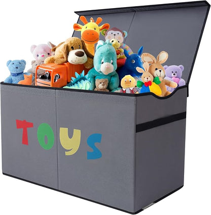 YOLOXO Toy Box Chest, Collapsible Sturdy Storage Bins - Image 8