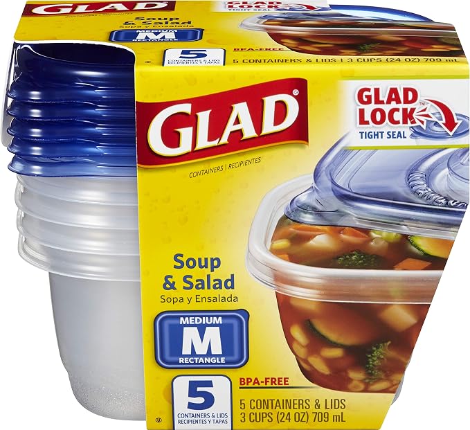 Glad GladWare Medium Rectangle Food Storage Containers - Image 2
