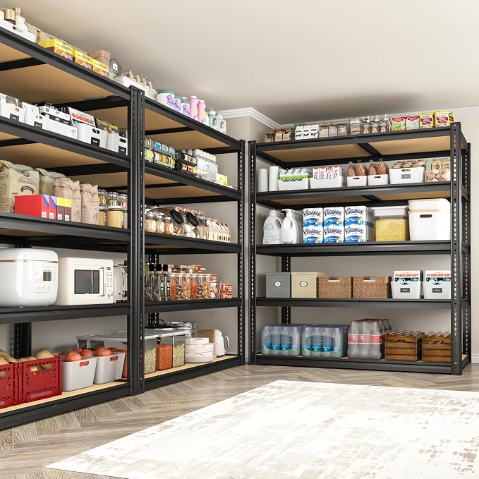 2300LBS Storage Shelves Heavy Duty 5 Tier Garage Storage Shelving, Adjustable - Image 6