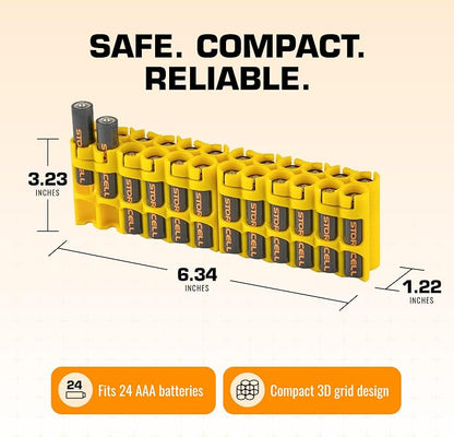 Storacell by Powerpax AAA Battery Storage Caddy - Image 4