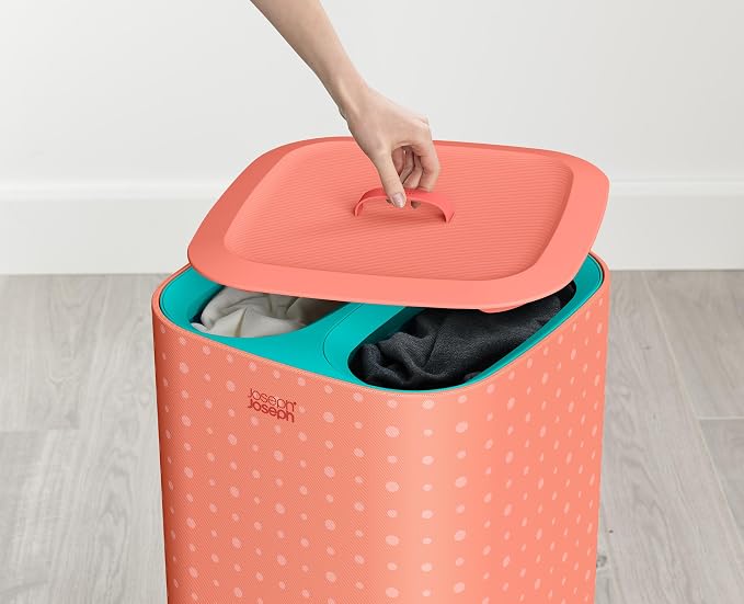 Joseph Joseph Tota Pop 60 liter/15.8 gallon Laundry Hamper Separation Basket - Image 5