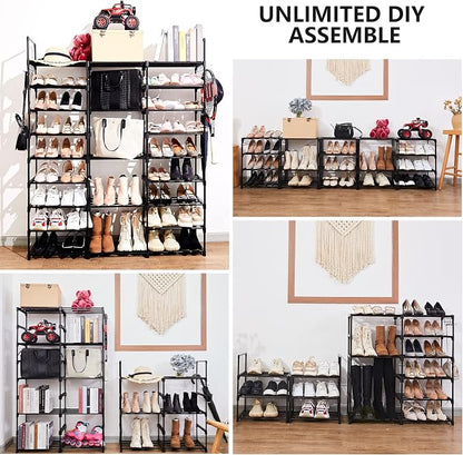 Mavivegue 9-Tier Metal Shoe Rack - Image 5
