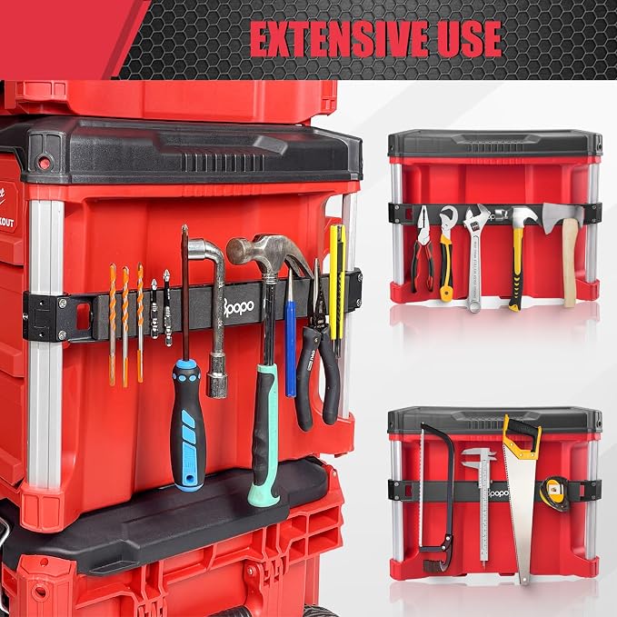 Magnetic Bar Mount Fits for Milwaukee Packout Toolbox, Powerful Magnet Tool - Image 2