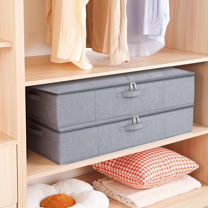Underbed Storage Organizers, 31.5 x 15.7 x 5.9 Inch Container Bags - Image 2