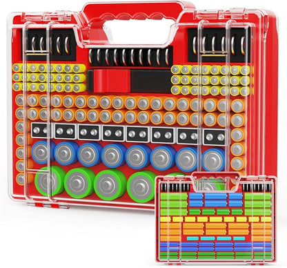 Battery Organizer Storage Holder Box Case by Molutsody