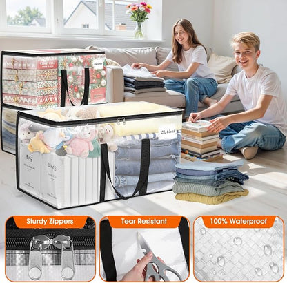 Fab totes Moving Bags Extra Heavy Duty Oversized Clear Storage Bags - Image 5