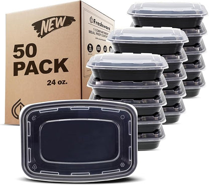 Freshware Meal Prep Containers 1 Compartment by Unknown