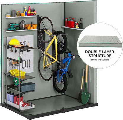 DWVO 5x3 FT Outdoor Storage Shed - Image 6