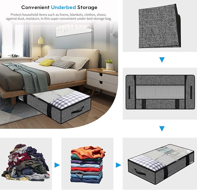 Onlyeasy Foldable Underbed Bags - Image 3