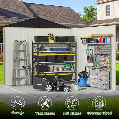 Patiowell 8x8 FT Outdoor Storage Shed - Image 3