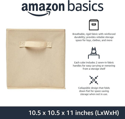 Amazon Basics Collapsible Fabric Storage Cubes Organizer - Image 2