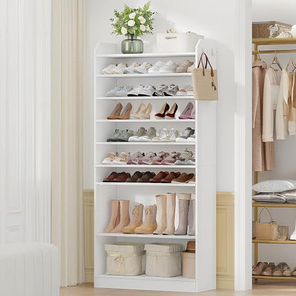 Hzuaneri Shoe Storage Cabinet, 10 Tiers Shoe Organizer - Image 7