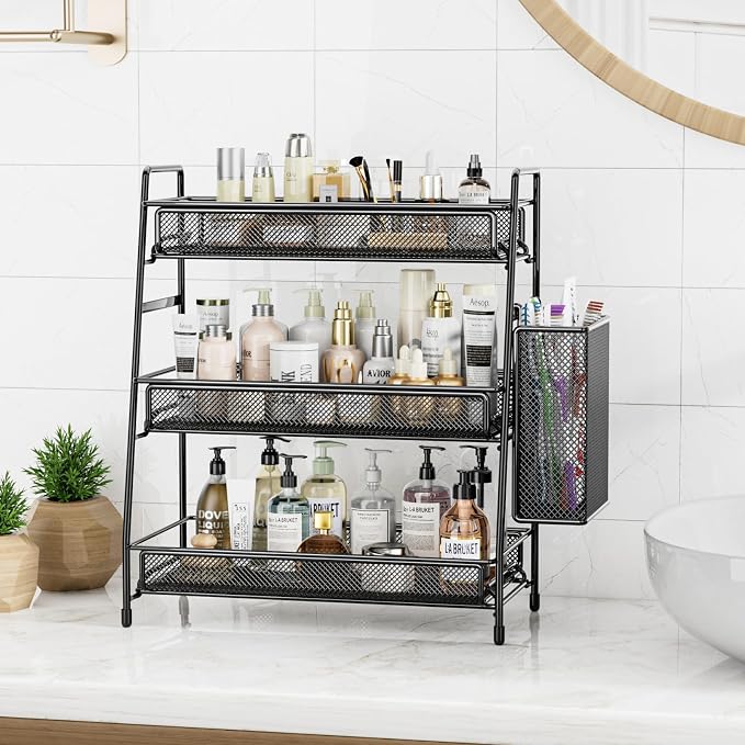 EKNITEY Bathroom Countertop Organizer Shelf - Image 2