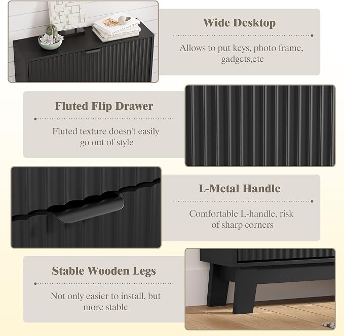 HUANLEGO Shoe Cabinet Storage for Entryway - Image 5