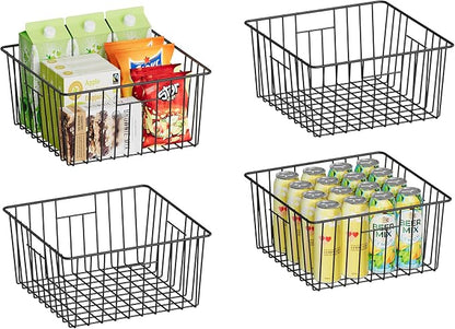 X-cosrack Metal Wire Baskets for Pantry Organization and Storage Freezer by X-cosrack