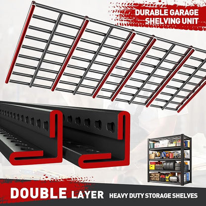 REIBII Garage Shelving 3000LBS, Heavy Duty Storage Shelves, Adjustable - Image 4